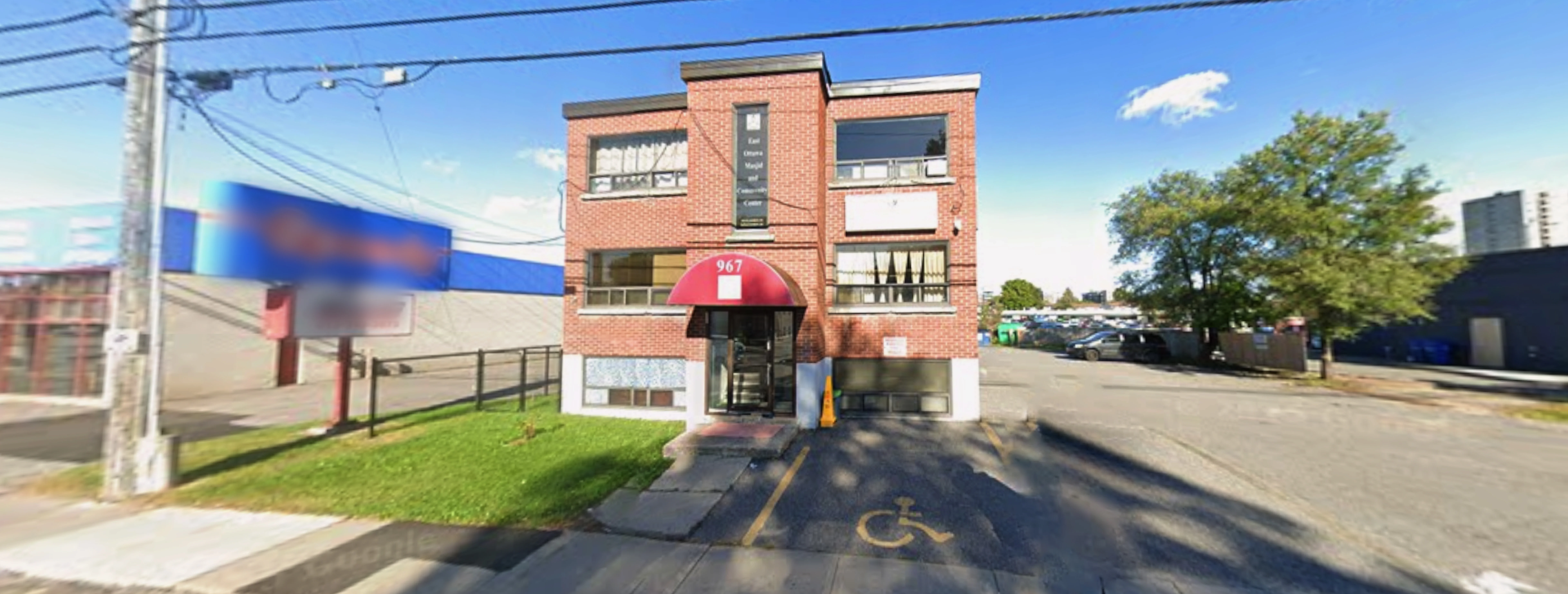 Exterior view of East Ottawa Masjid and Community Centre Ottawa building